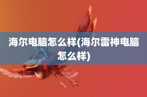 海尔电脑怎么样(海尔雷神电脑怎么样)