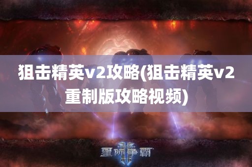 狙击精英v2攻略(狙击精英v2重制版攻略视频)