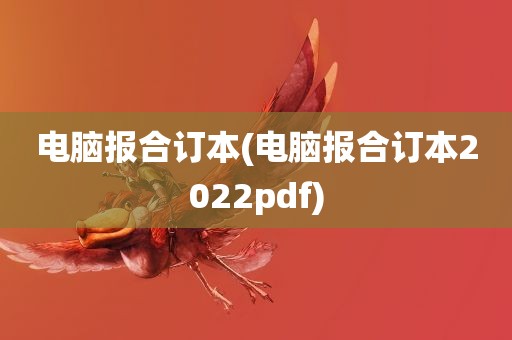 电脑报合订本(电脑报合订本2022pdf)