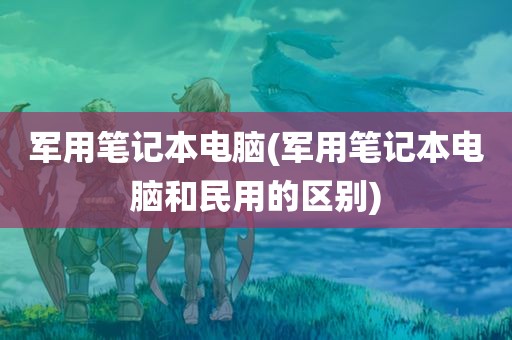 军用笔记本电脑(军用笔记本电脑和民用的区别)