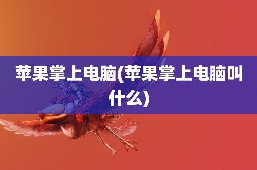 苹果掌上电脑(苹果掌上电脑叫什么)