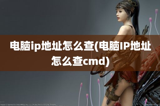 电脑ip地址怎么查(电脑IP地址怎么查cmd)