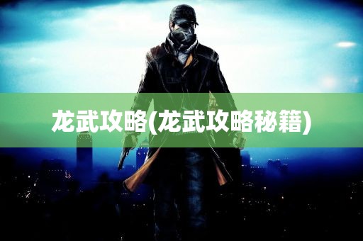 龙武攻略(龙武攻略秘籍)