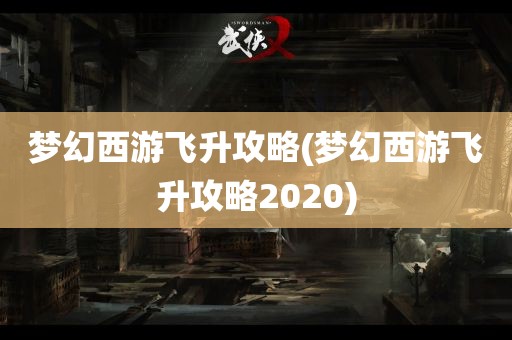 梦幻西游飞升攻略(梦幻西游飞升攻略2020)