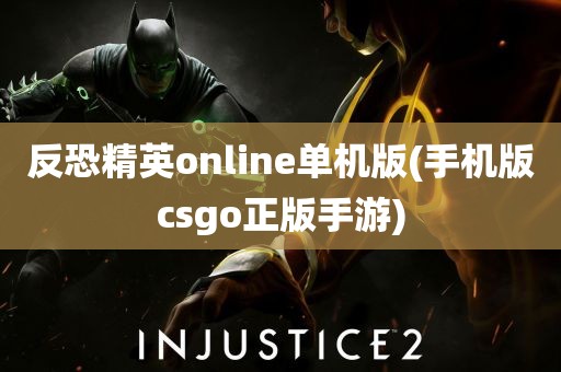 反恐精英online单机版(手机版csgo正版手游)