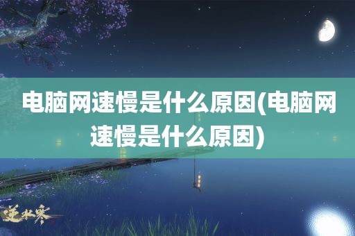 电脑网速慢是什么原因(电脑网速慢是什么原因)