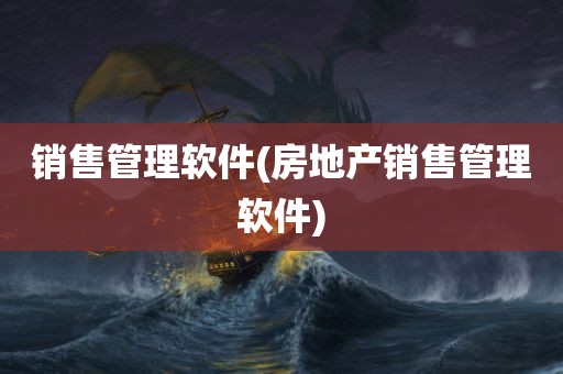 销售管理软件(房地产销售管理软件)