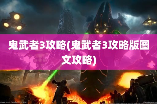 鬼武者3攻略(鬼武者3攻略版图文攻略)