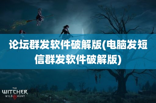 论坛群发软件破解版(电脑发短信群发软件破解版)