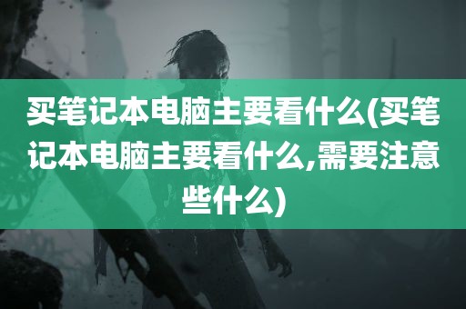 买笔记本电脑主要看什么(买笔记本电脑主要看什么,需要注意些什么)