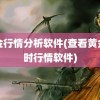 黄金行情分析软件(查看黄金实时行情软件)