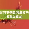 电脑打不开网页(电脑打不开网页怎么解决)