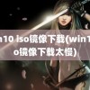 win10 iso镜像下载(win10iso镜像下载太慢)