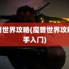 魔兽世界攻略(魔兽世界攻略新手入门)