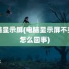 电脑显示屏(电脑显示屏不亮是怎么回事)