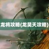 龙将攻略(龙昊天攻略)