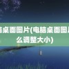 电脑桌面图片(电脑桌面图片怎么调整大小)