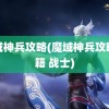 魔域神兵攻略(魔域神兵攻略秘籍 战士)