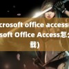 microsoft office access(Microsoft Office Access怎么下载)