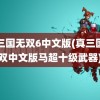 真三国无双6中文版(真三国无双中文版马超十级武器)