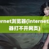 internet浏览器(internet浏览器打不开网页)