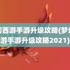 梦幻西游手游升级攻略(梦幻西游手游升级攻略2021)