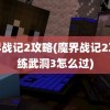 魔界战记2攻略(魔界战记2攻略练武洞3怎么过)