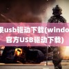 苹果usb驱动下载(windows官方USB驱动下载)