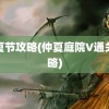 仲夏节攻略(仲夏庭院V通关攻略)